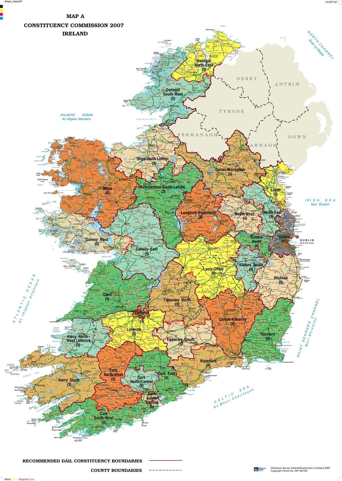 bản đồ của cục ireland xem bản đồ