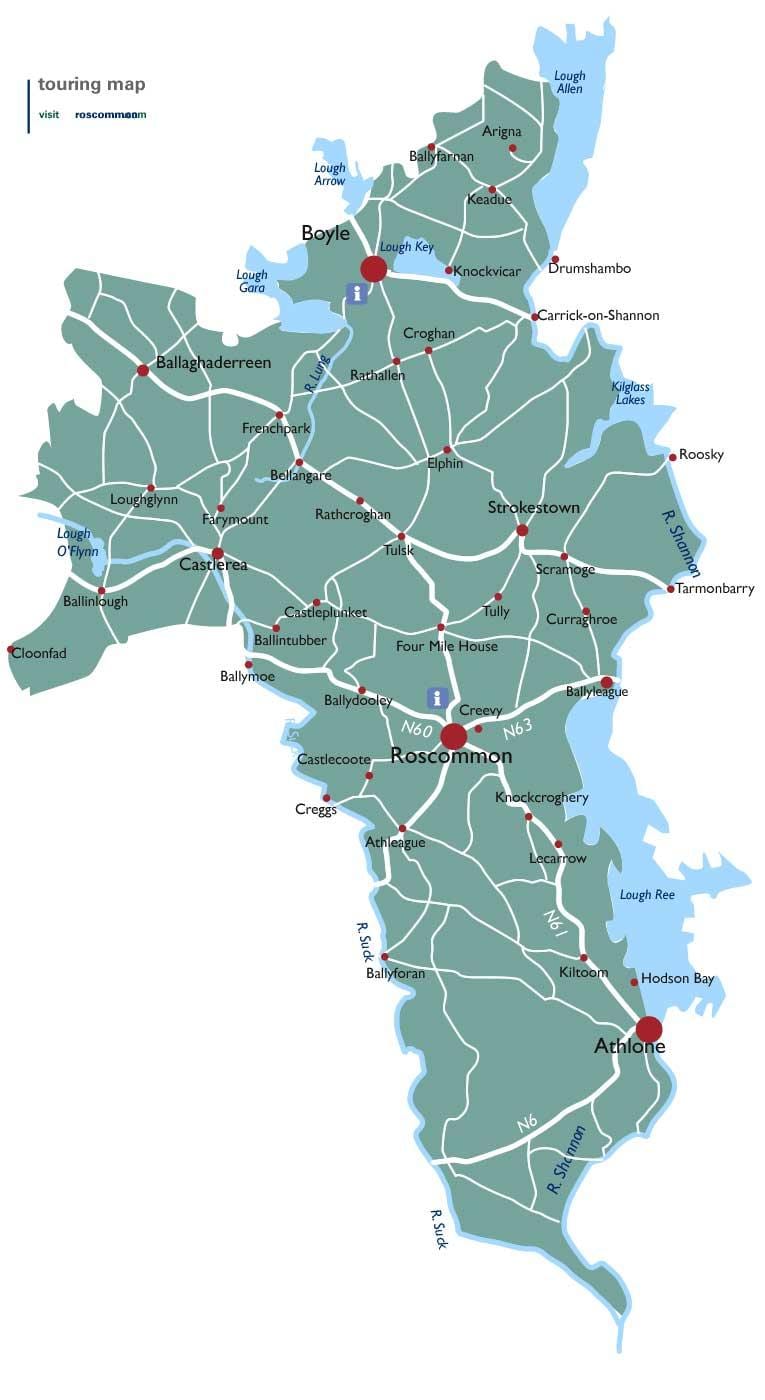 bản đồ của quận ngày ireland
