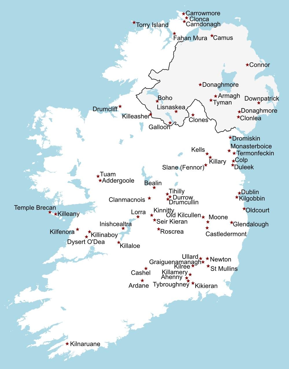 ireland ngắm cảnh bản đồ