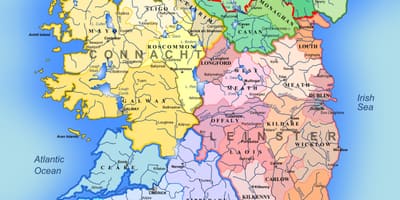 Ireland bản đồ của du lịch