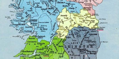 Bản đồ của cự thạch ireland 