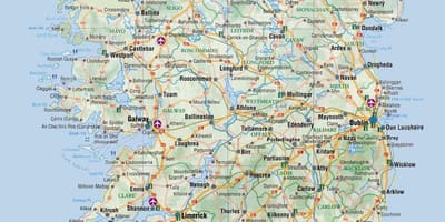 Bản đồ của chính ireland