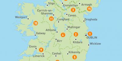 Ireland trong bản đồ