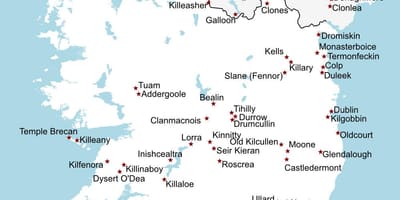 Ireland ngắm cảnh bản đồ