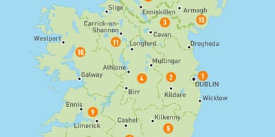 Bản đồ của tốt nhất miền tây ireland 